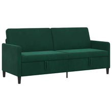 Bank met opslag Donkergroen 192 x 78 x 87 cm Polyester