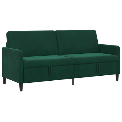 Bank met opslag Donkergroen 192 x 78 x 87 cm Polyester