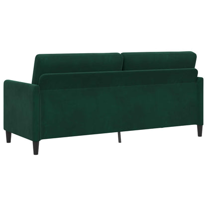 Bank met opslag Donkergroen 192 x 78 x 87 cm Polyester