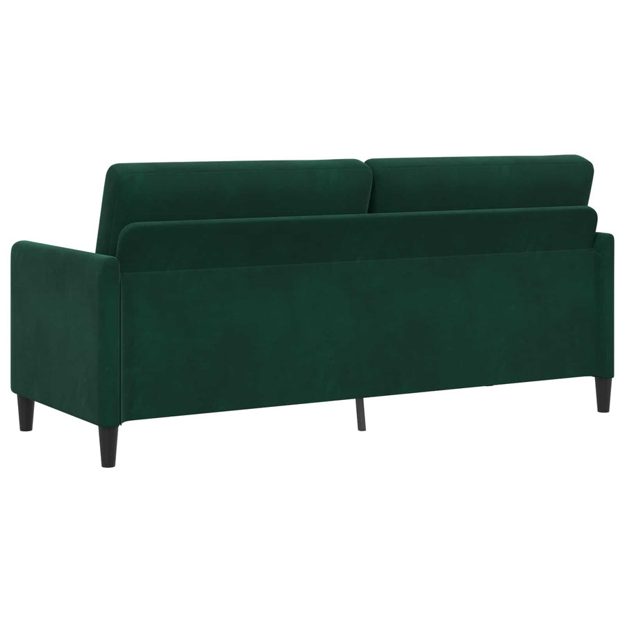 Bank met opslag Donkergroen 192 x 78 x 87 cm Polyester