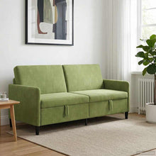 Bank met opslag Lichtgroen 192 x 78 x 87 cm Polyester