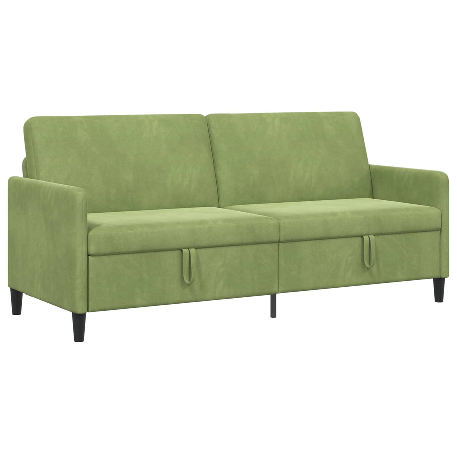 Bank met opslag Lichtgroen 192 x 78 x 87 cm Polyester