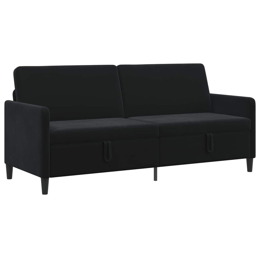 Bank met opslag Zwart 192 x 78 x 87 cm Polyester