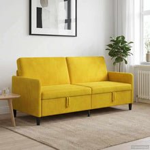 Bank met opslag Geel 192 x 78 x 87 cm Polyester