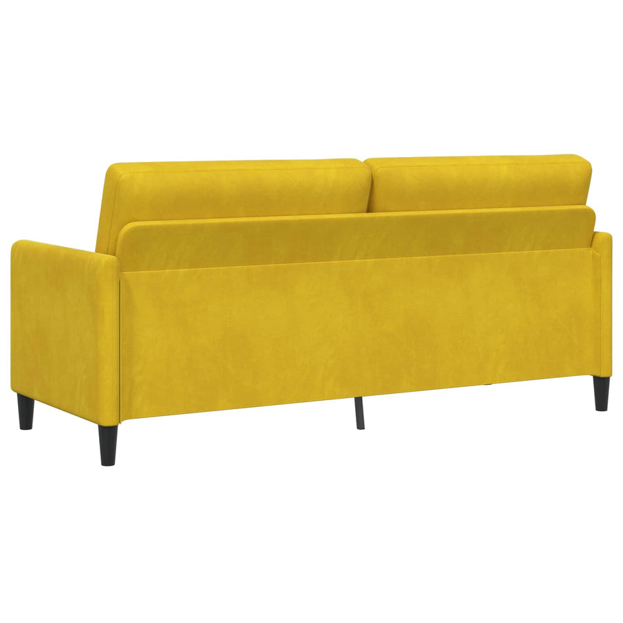 Bank met opslag Geel 192 x 78 x 87 cm Polyester