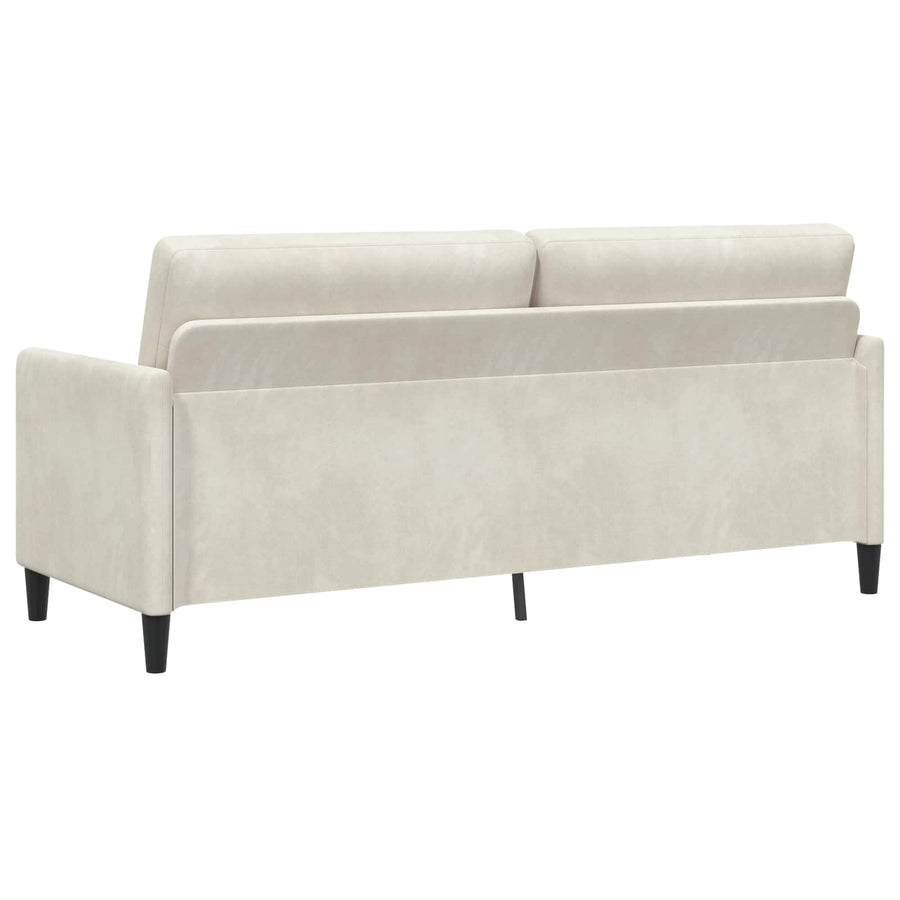 Bank met opslag Crèmekleurig 192 x 78 x 87 cm Polyester
