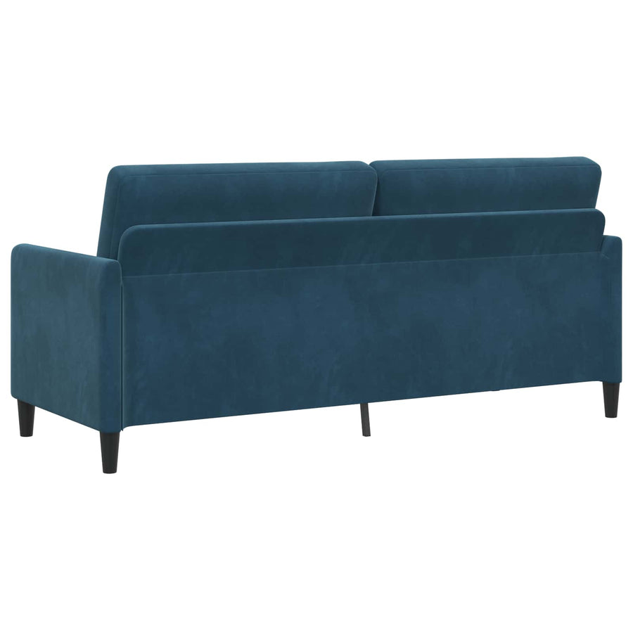 Bank met opslag Blauw 192 x 78 x 87 cm Polyester