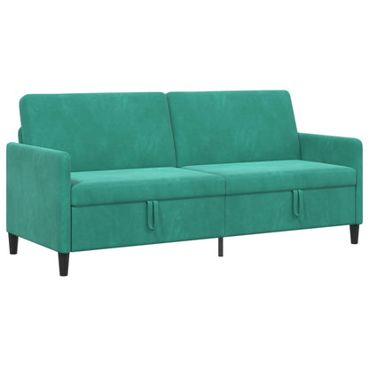 Bank met opslag Turquoise 192 x 78 x 87 cm Polyester