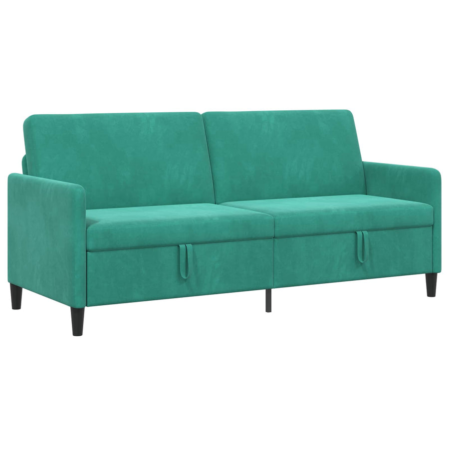 Bank met opslag Turquoise 192 x 78 x 87 cm Polyester