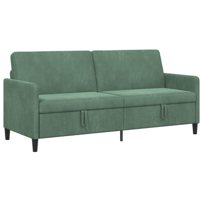 Bank met opslag Zeegroen 192 x 78 x 87 cm Polyester