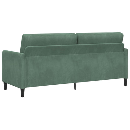 Bank met opslag Zeegroen 192 x 78 x 87 cm Polyester