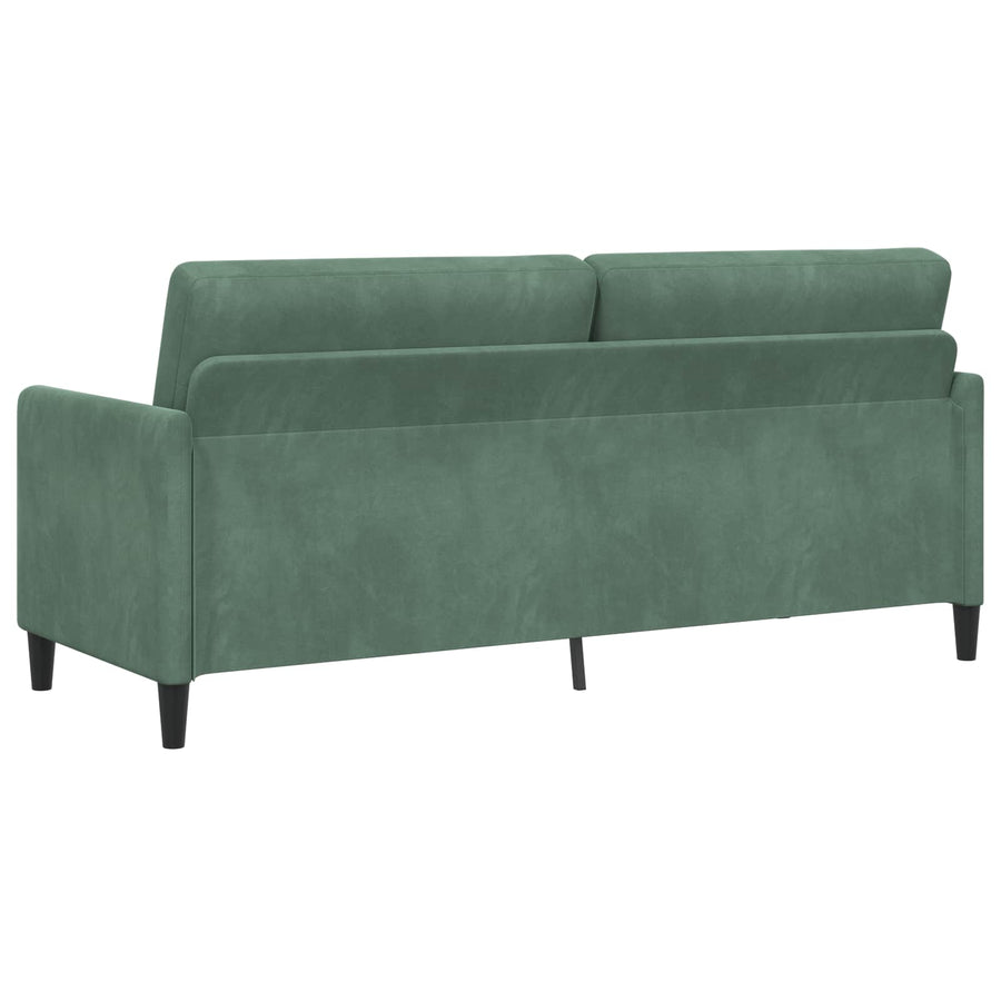 Bank met opslag Zeegroen 192 x 78 x 87 cm Polyester