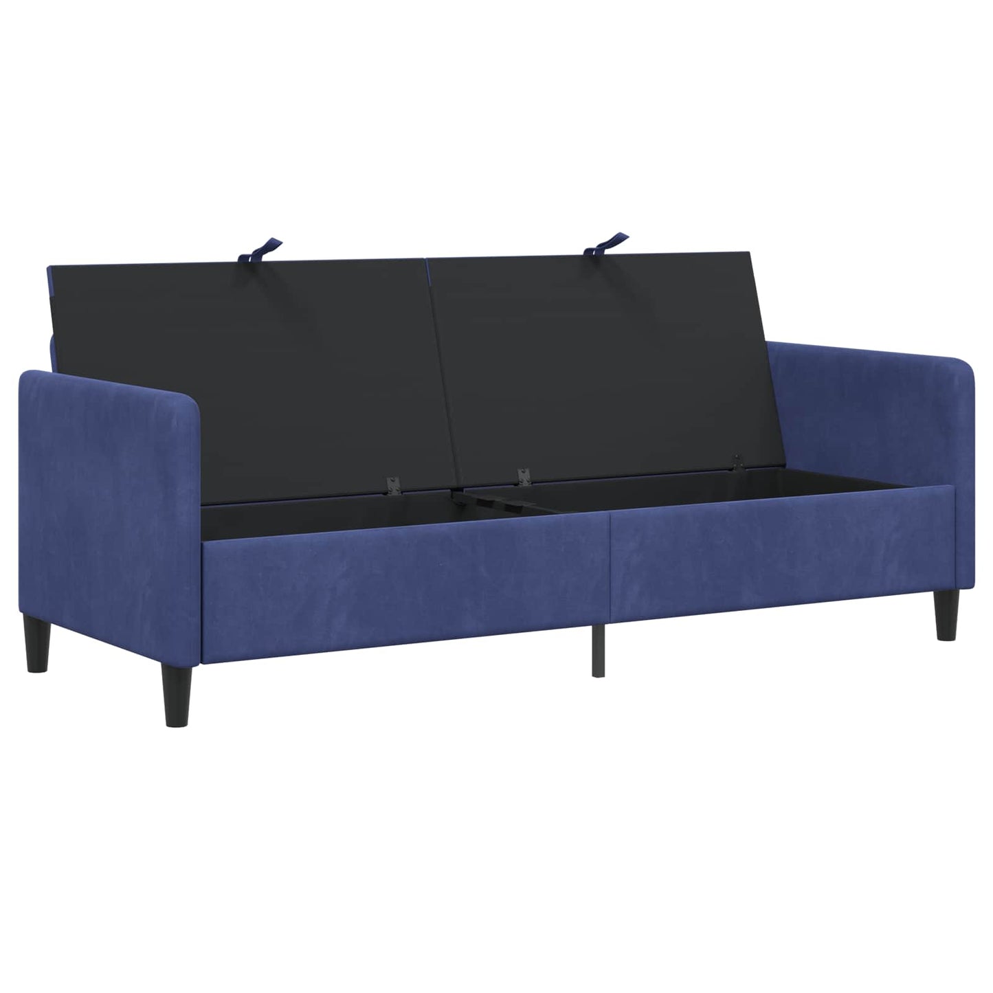 Bank met opslag Politieblauw 192 x 78 x 87 cm Polyester