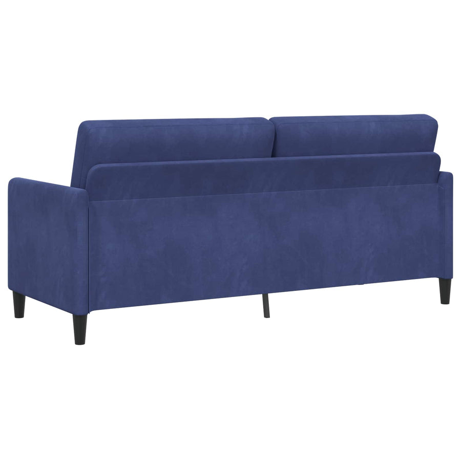 Bank met opslag Politieblauw 192 x 78 x 87 cm Polyester