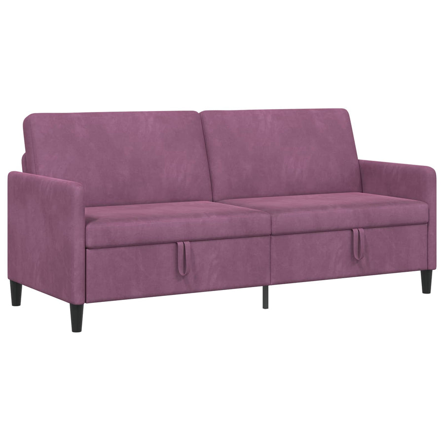 Bank met opslag Paars 192 x 78 x 87 cm Polyester
