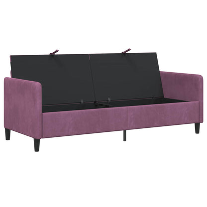 Bank met opslag Paars 192 x 78 x 87 cm Polyester