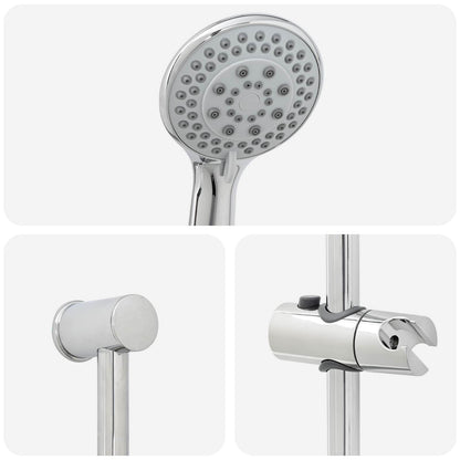 Douchesysteem set Chroom 71 cm Roestvrij staal