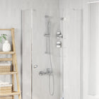 Shower System Set Chrome 70 cm Stainless Steel