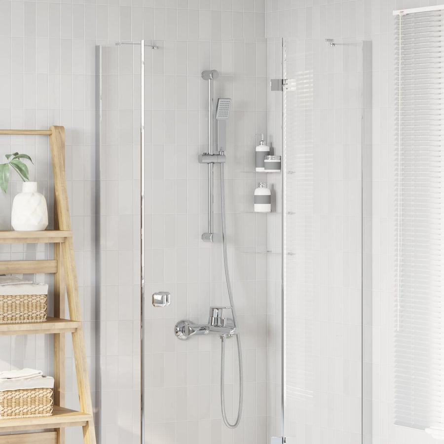 Douchesysteem set Chroom 70 cm Roestvrij staal