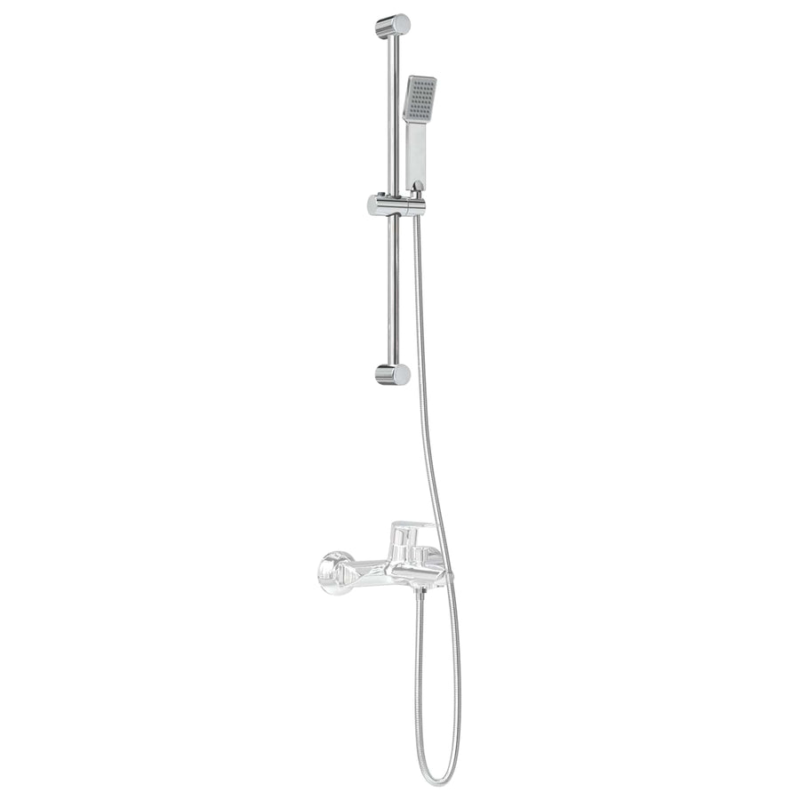 Douchesysteem set Chroom 70 cm Roestvrij staal