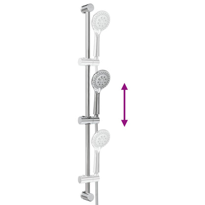 Douchesysteem set Chroom 101 cm Roestvrij staal