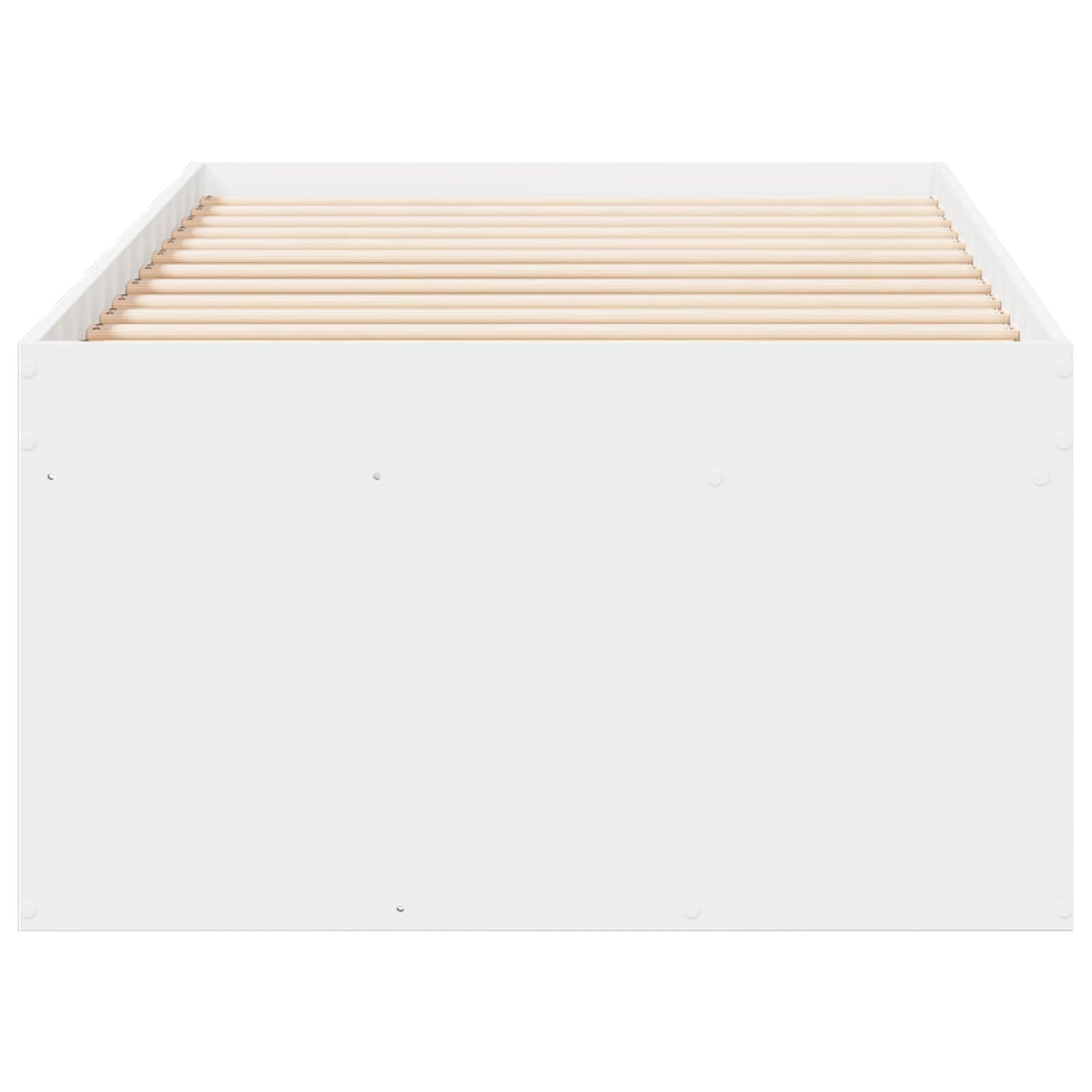 Bedframe met opslag met lade Wit 80 x 200 cm Bewerkt hout