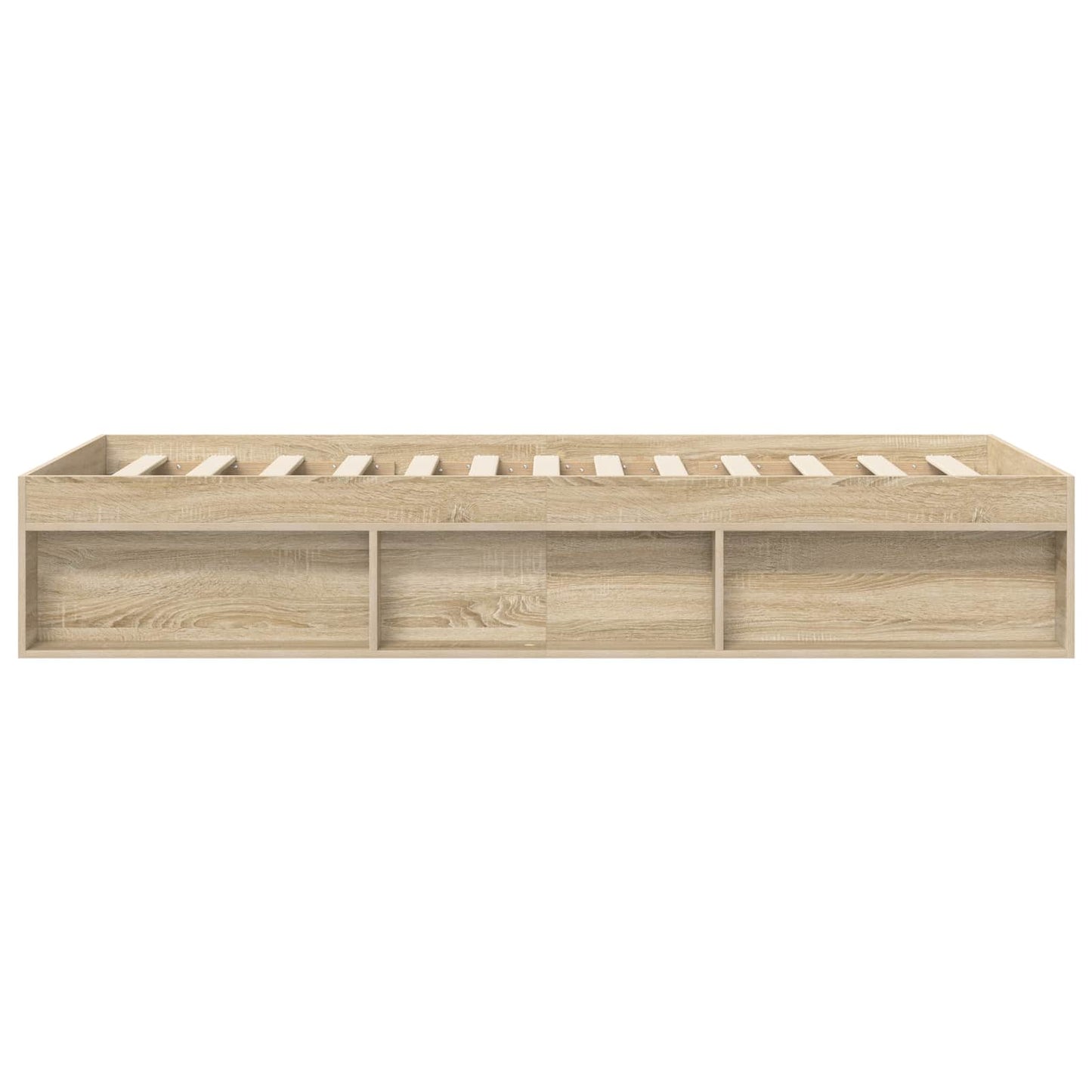 Bedframe met opslag Sonoma Eiken 80 x 200 cm Bewerkt hout