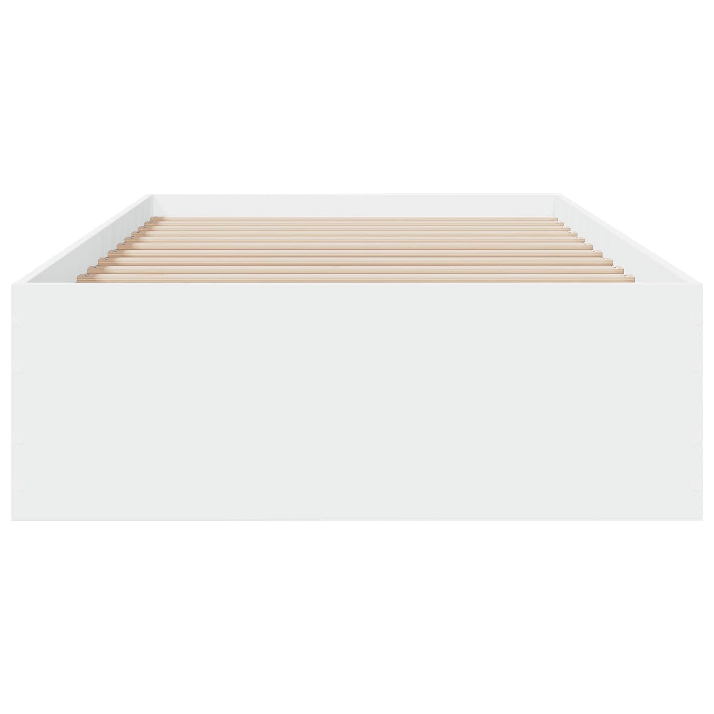 Bedframe met lade met opslag Wit Bewerkt hout