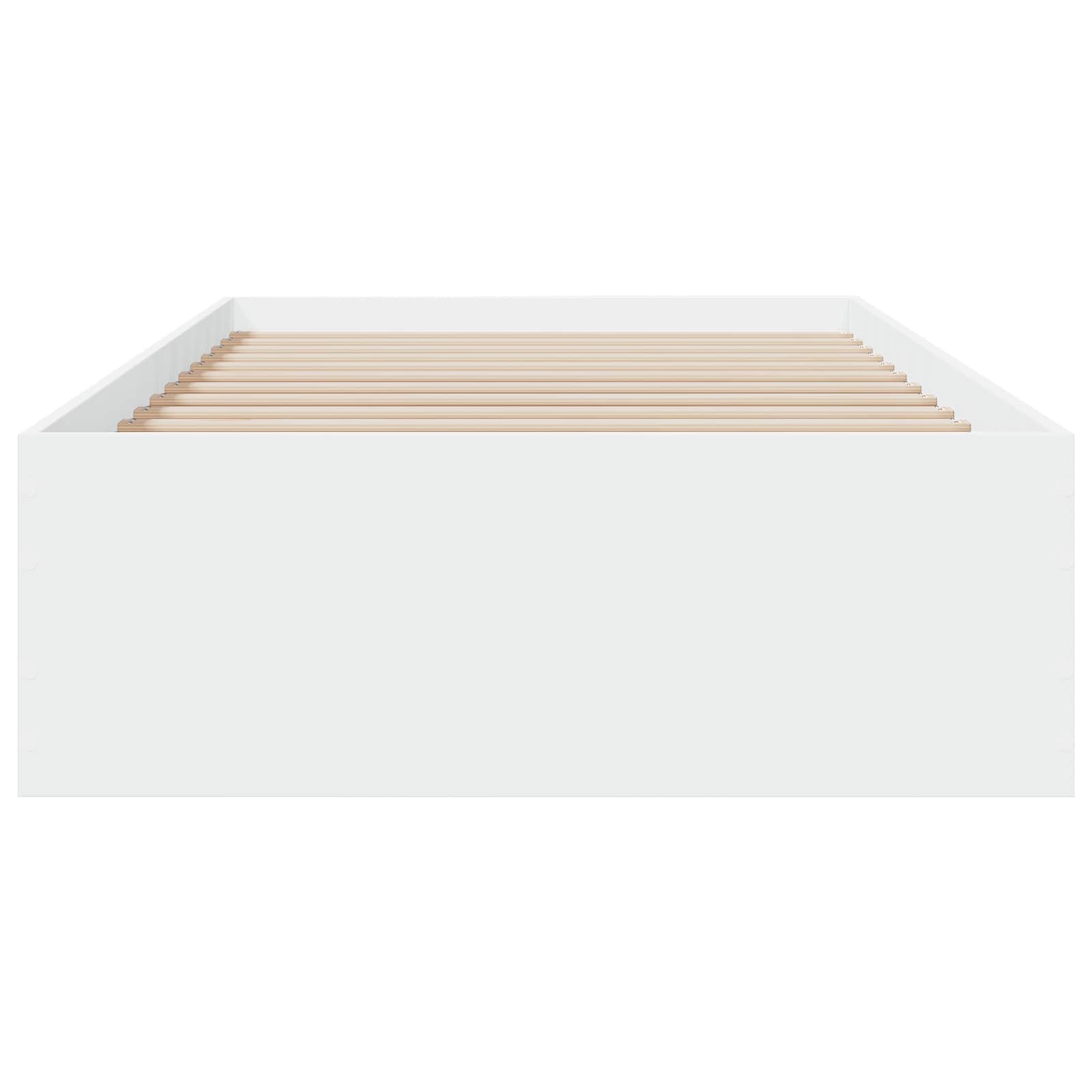 Bedframe met lade met opslag Wit Bewerkt hout