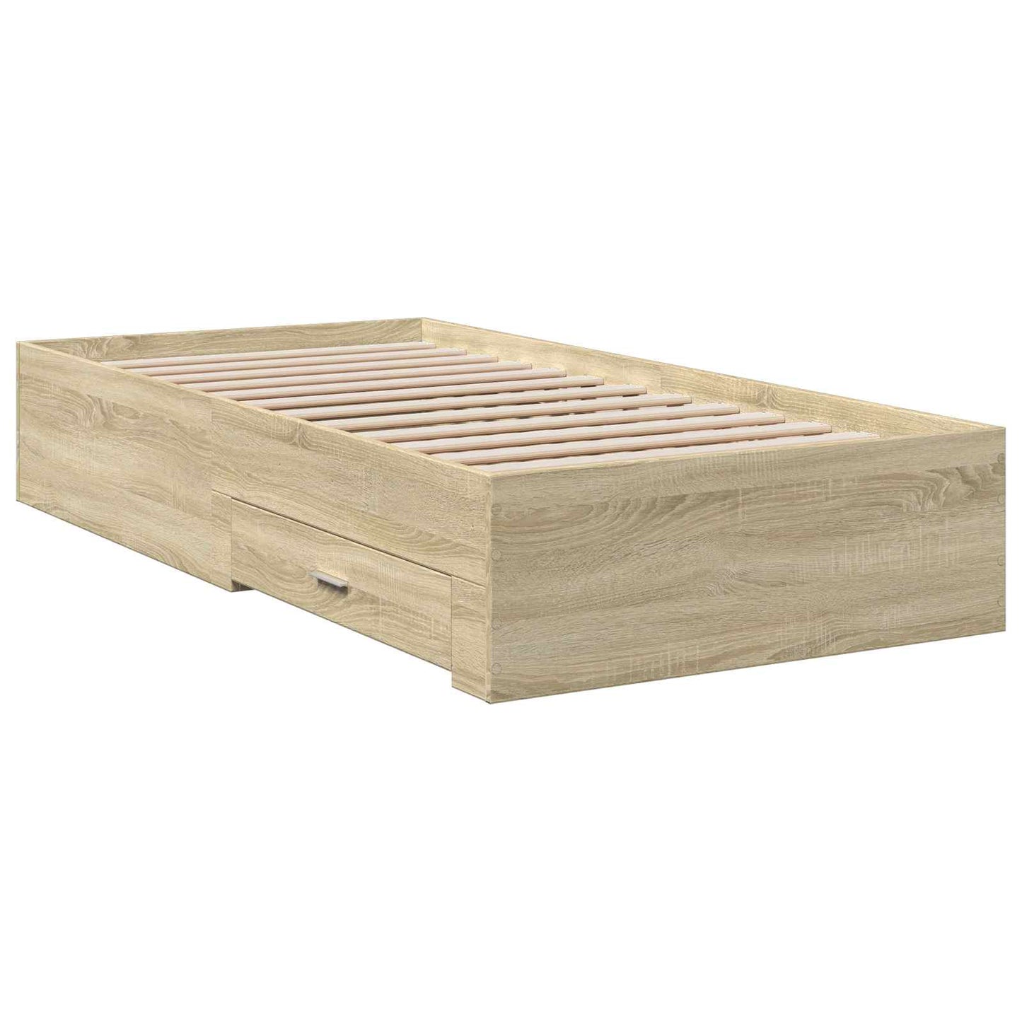 Bedframe met lade met opslag Sonoma Eiken Bewerkt hout