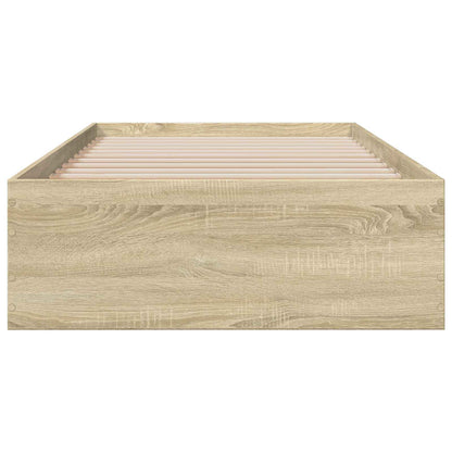 Bedframe met lade met opslag Sonoma Eiken Bewerkt hout