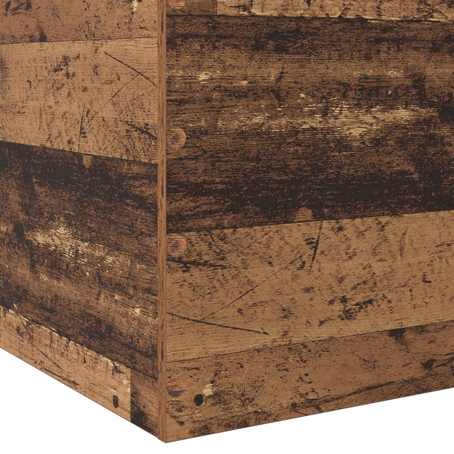 Vloerbedframe Oud hout 80 x 200 cm Bewerkt hout