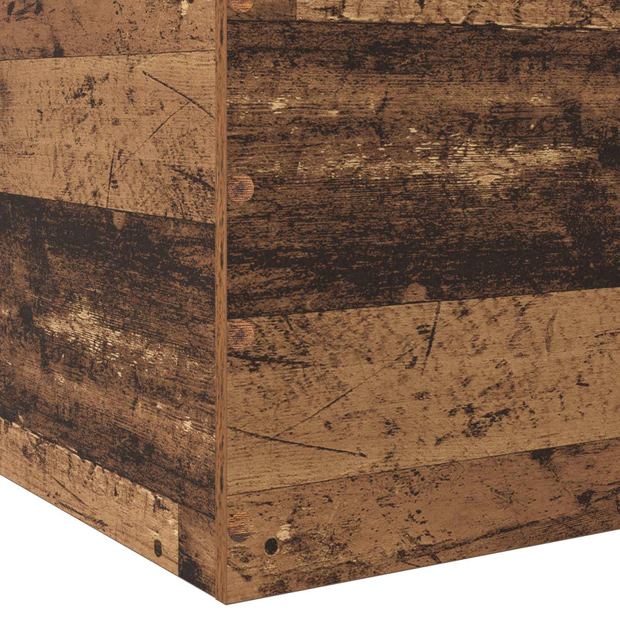 Vloerbedframe Oud hout 80 x 200 cm Bewerkt hout
