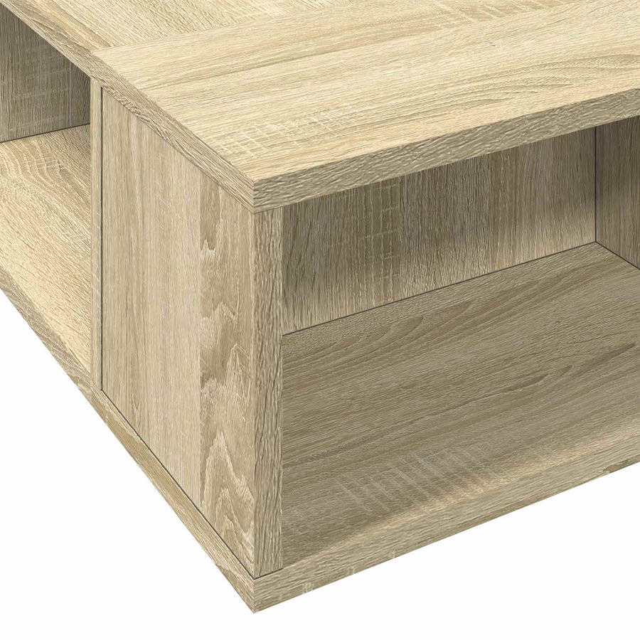 Bedframe met opslag Sonoma Eiken 80 x 200 cm Bewerkt hout