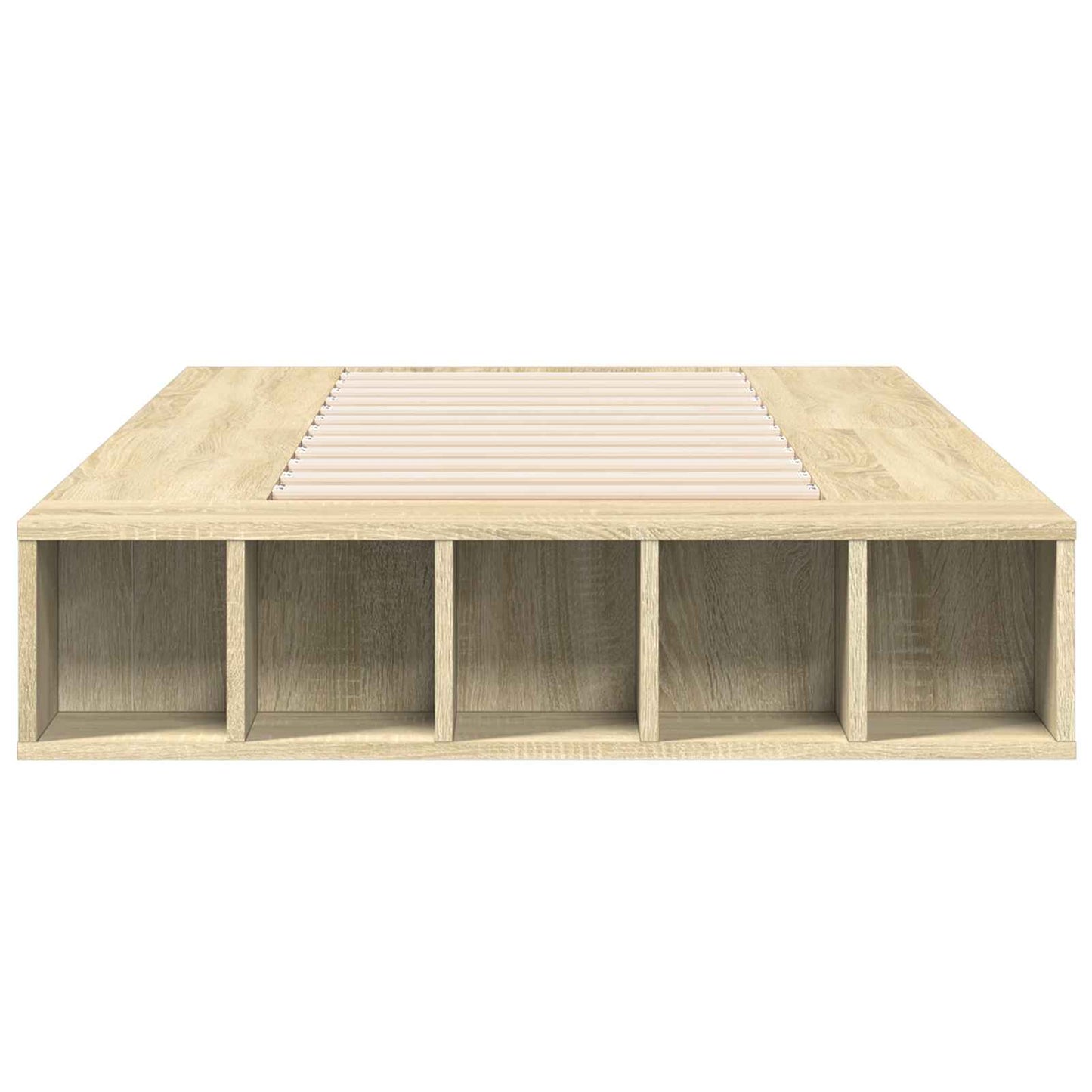 Bedframe met opslag Sonoma Eiken 80 x 200 cm Bewerkt hout