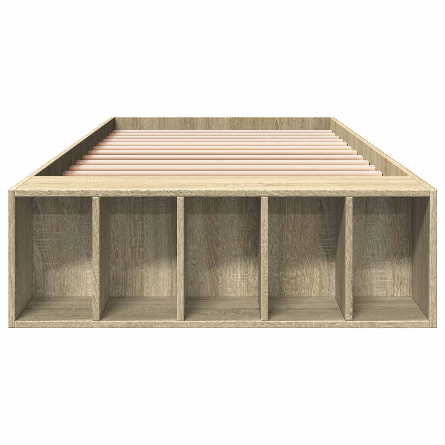Bedframe met opslag Sonoma Eiken 80 x 200 cm Bewerkt hout