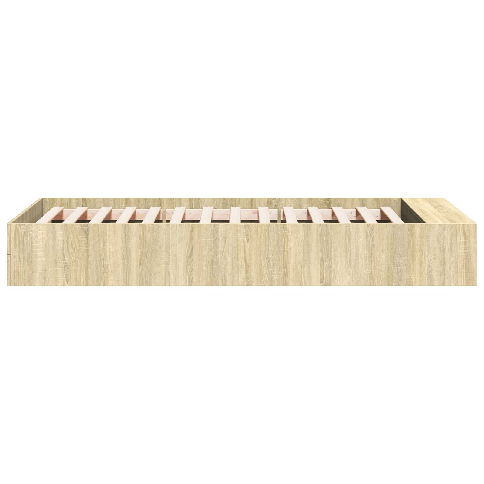 Bedframe met opslag Sonoma Eiken 80 x 200 cm Bewerkt hout