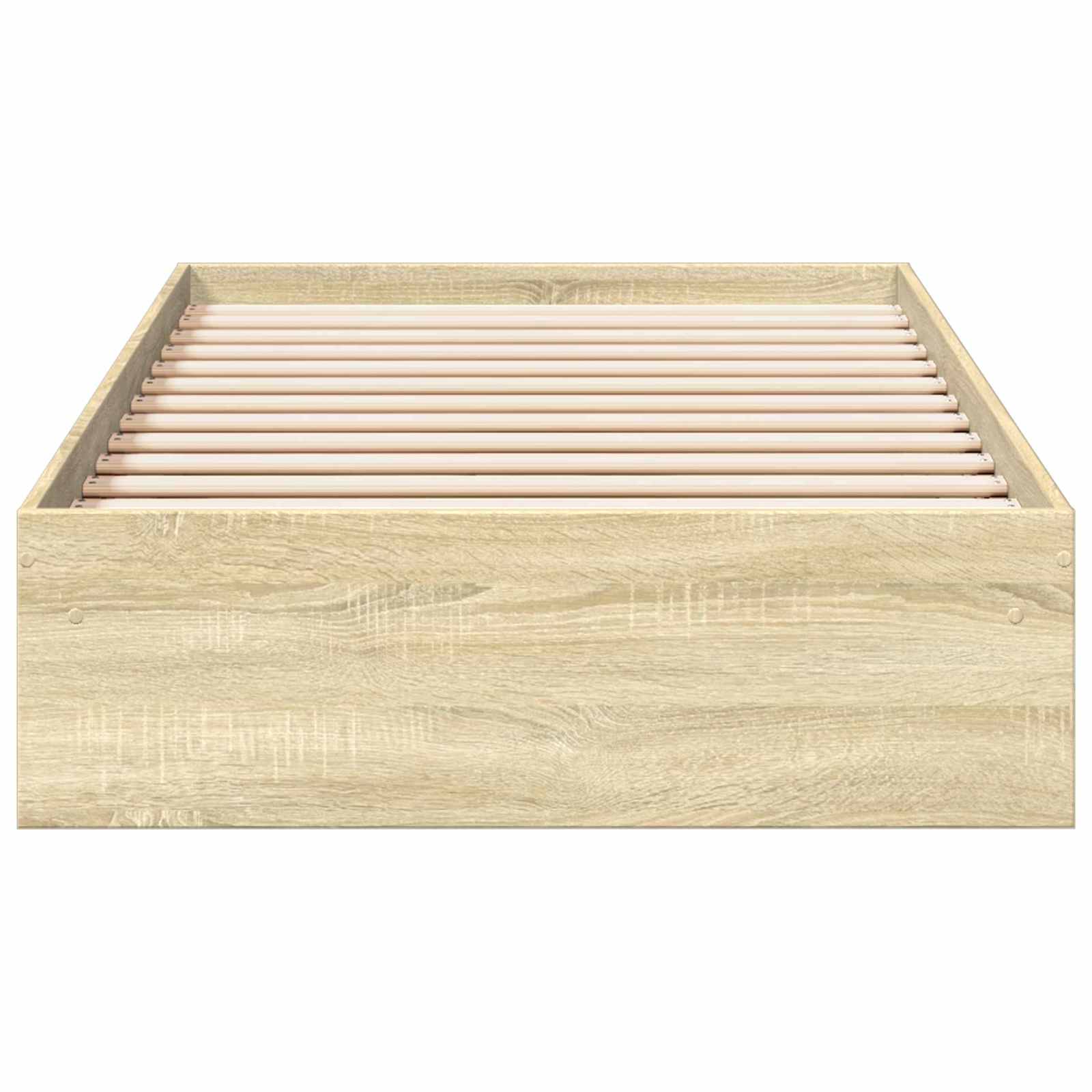 Bedframe met opslag Sonoma Eiken 80 x 200 cm Bewerkt hout
