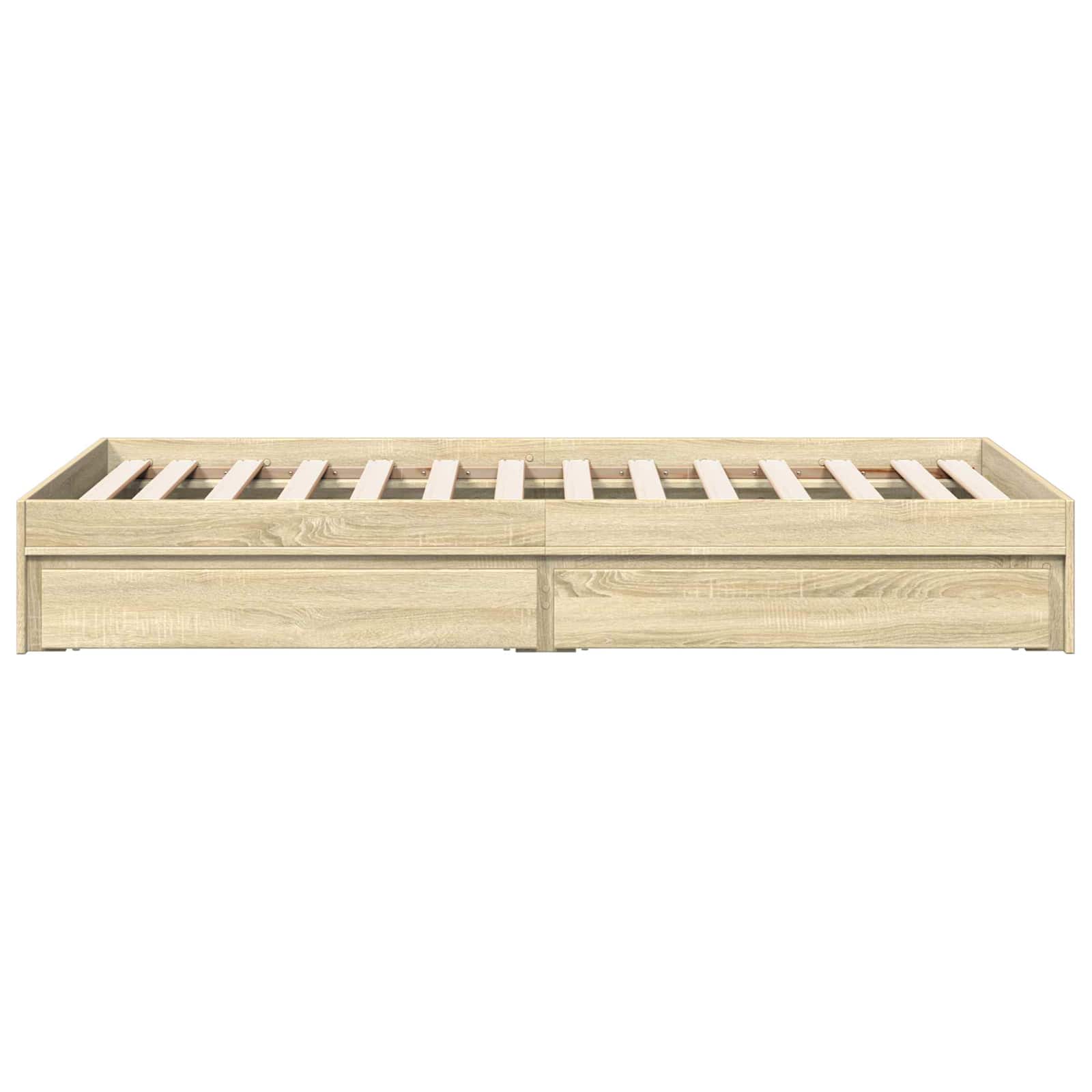 Bedframe met opslag Sonoma Eiken 80 x 200 cm Bewerkt hout