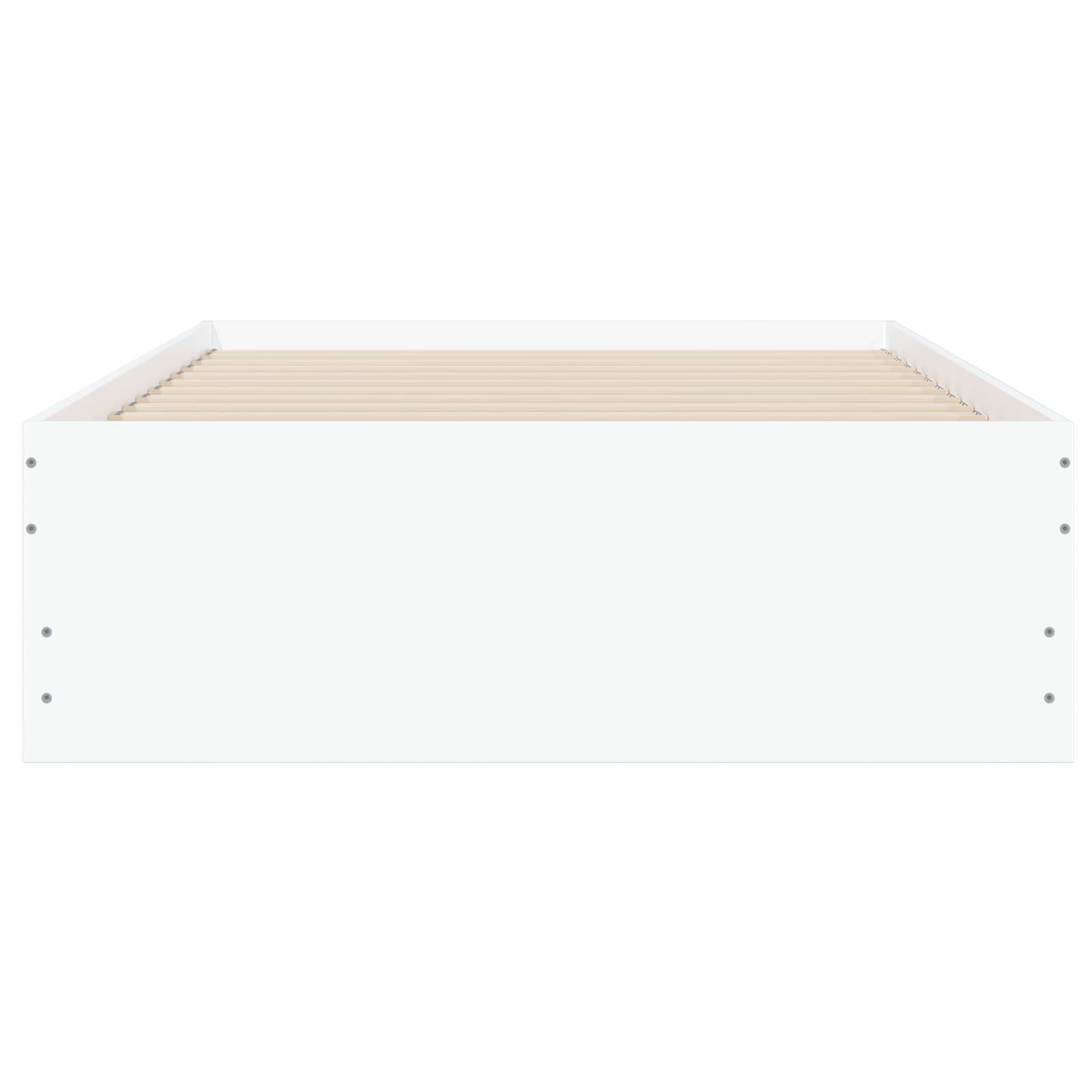 Bedframe met opslag met lade Wit 80 x 200 cm Bewerkt hout