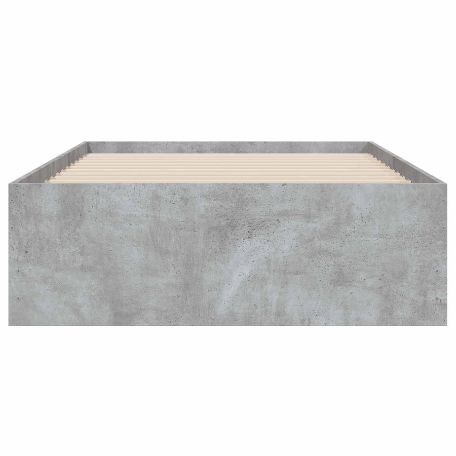 Bedframe met opslag Grijs Sonoma 80 x 200 cm Bewerkt hout