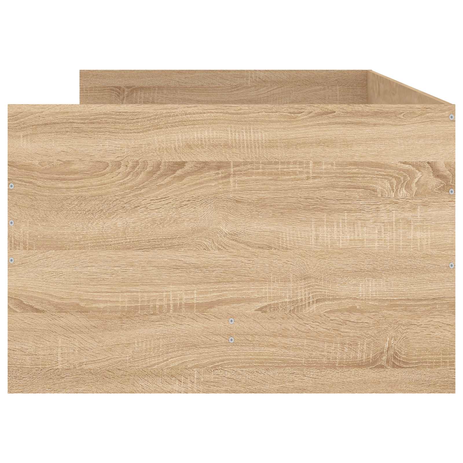 Bedframe met lade met opslag Sonoma Eiken Massief grenenhout