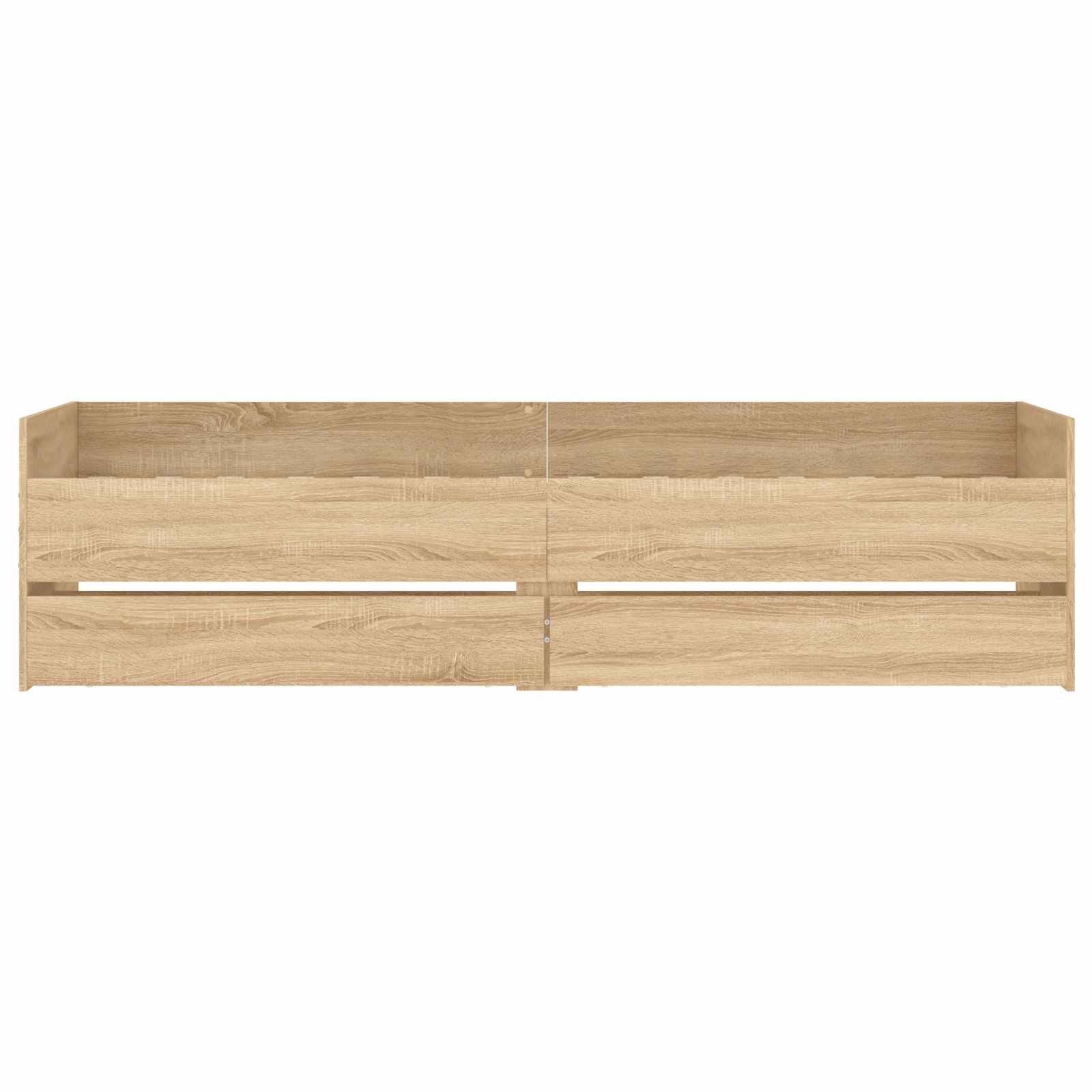 Bedframe met lade met opslag Sonoma Eiken Massief grenenhout
