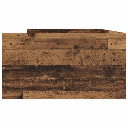 Bedframe met lade met opslag Oud hout Massief grenenhout