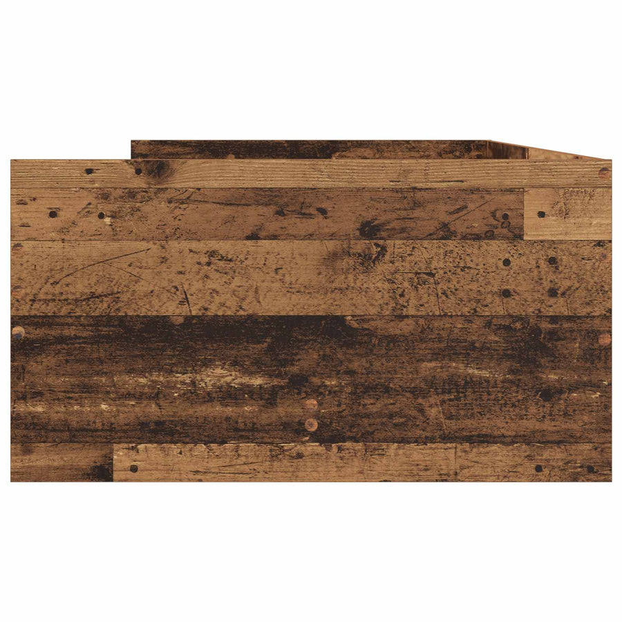Bedframe met lade met opslag Oud hout Massief grenenhout