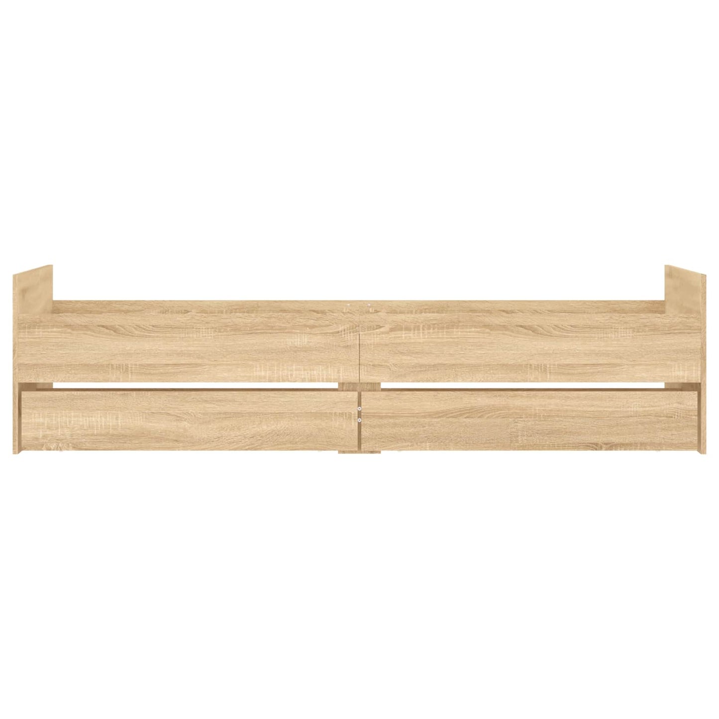Bedframe Sonoma Eiken Bewerkt hout
