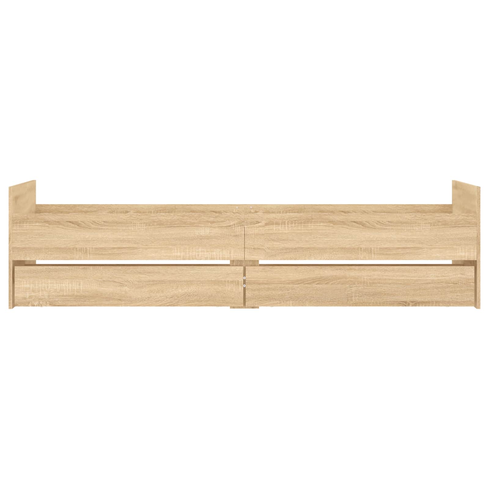 Bedframe Sonoma Eiken Bewerkt hout