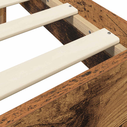 Bedframe Oud hout Bewerkt hout