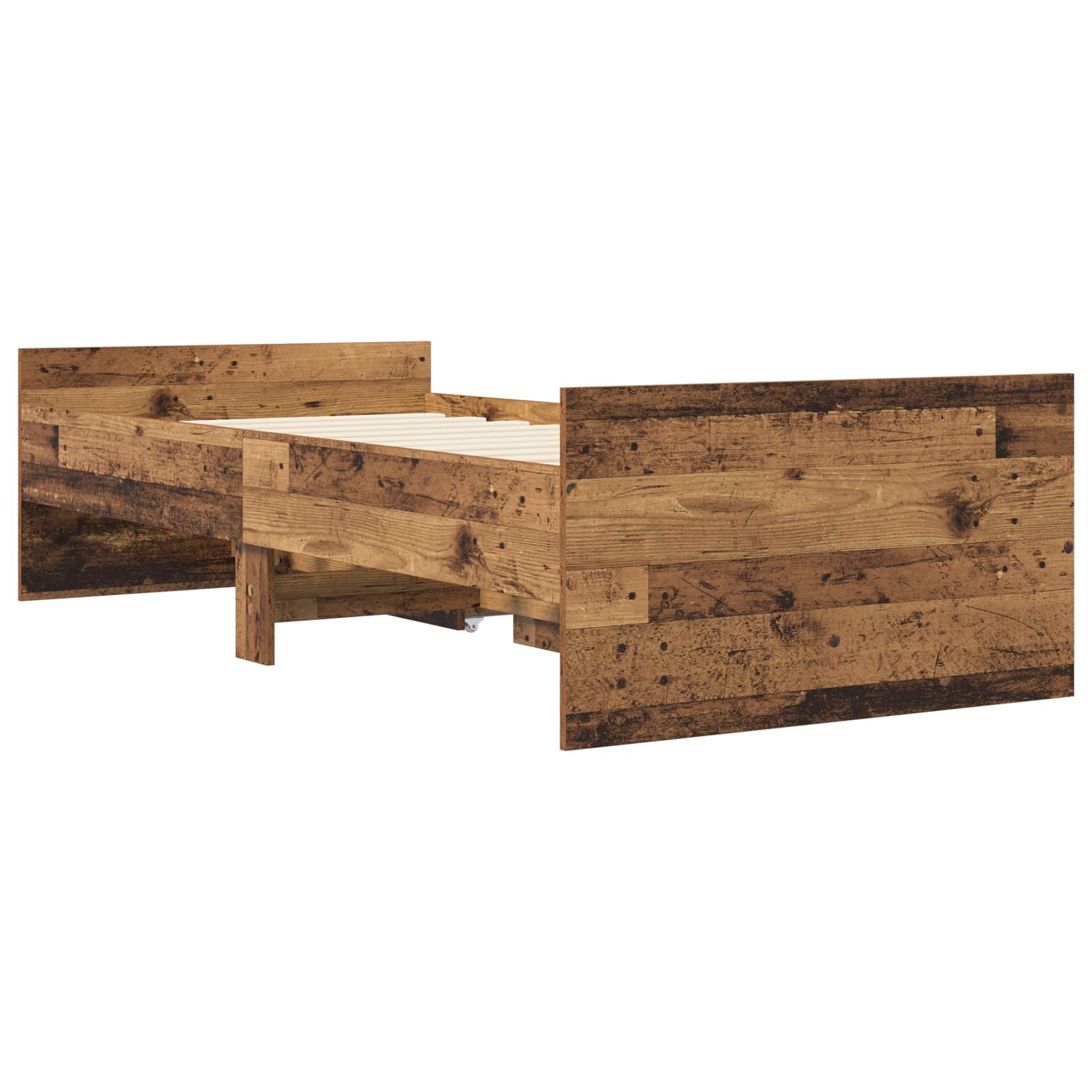 Bedframe Oud hout Bewerkt hout