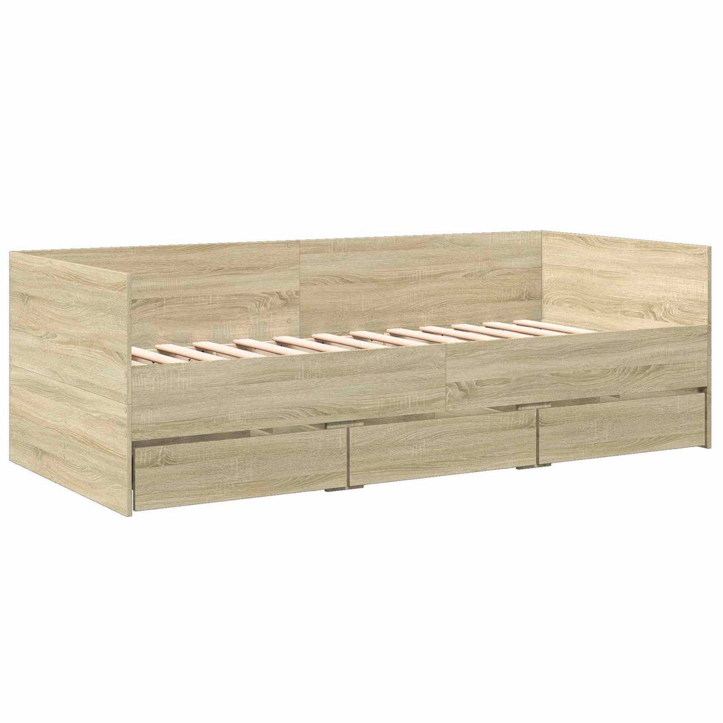 Dagbed met lade met hoofdeinde Sonoma Eiken Bewerkt hout